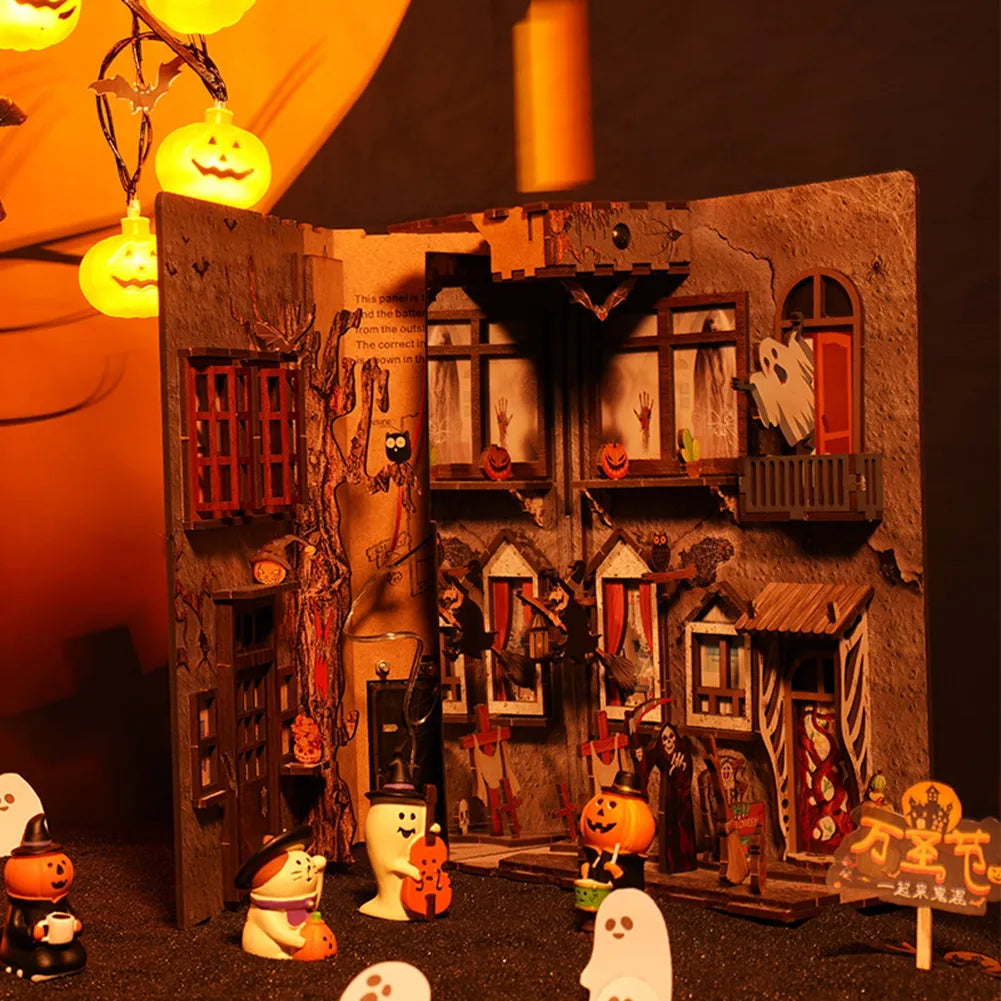 Rocoxia® Spooky Alley DIY Book Nook Kit | Halloween Edition ROCOXIA