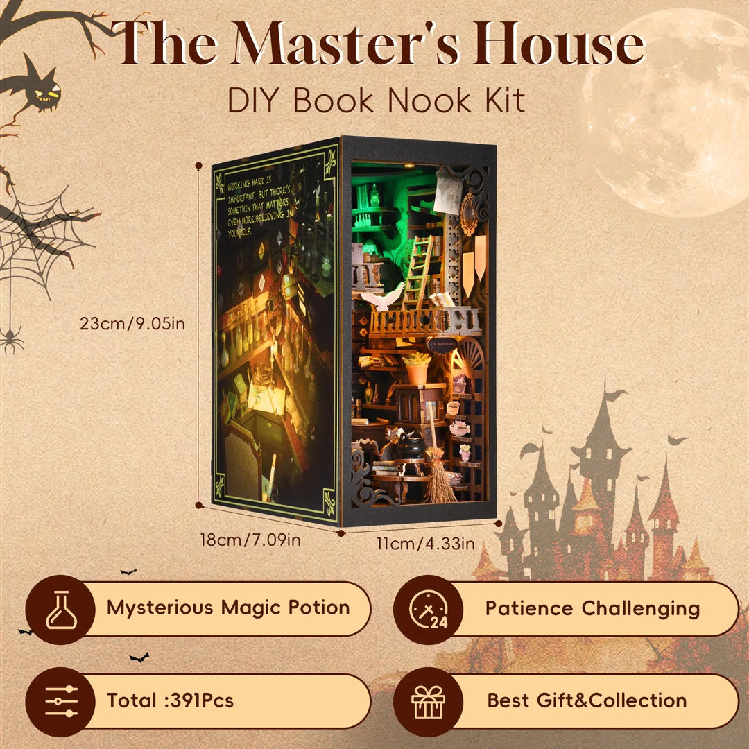 Rocoxia® The Monster's House | DIY Book Nook Kit ROCOXIA