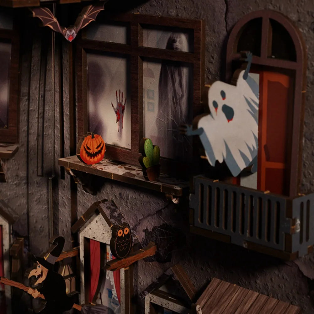 Rocoxia® Spooky Alley DIY Book Nook Kit | Halloween Edition ROCOXIA