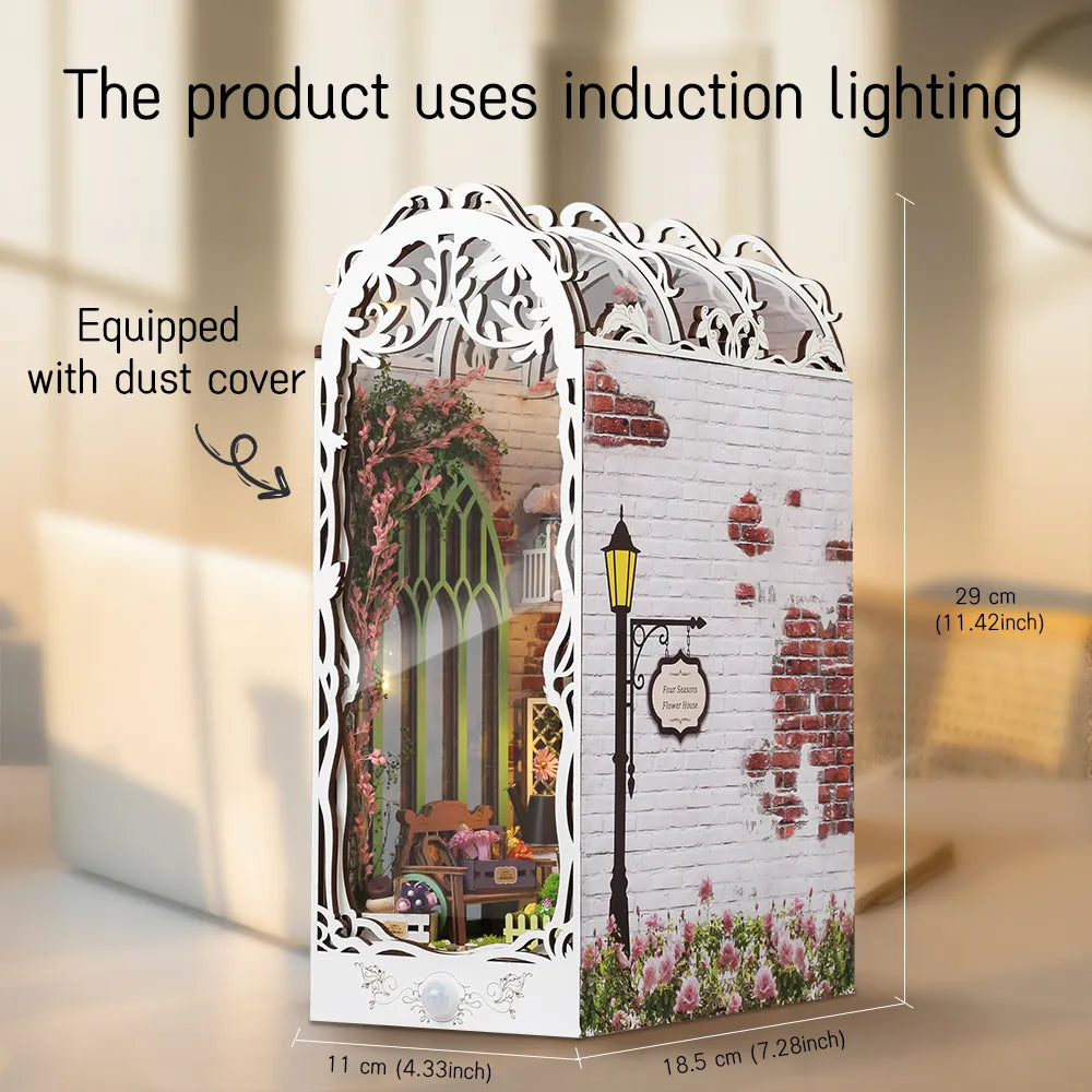 Rocoxia® Flower House DIY Book Nook Kit ROCOXIA