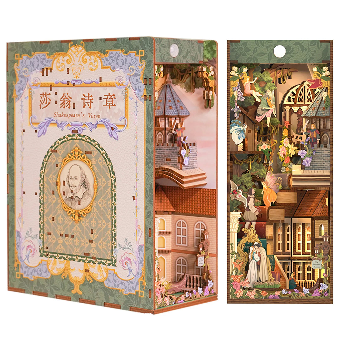 Rocoxia® Shakespeare’s Verse DIY Book Nook Kit ROCOXIA