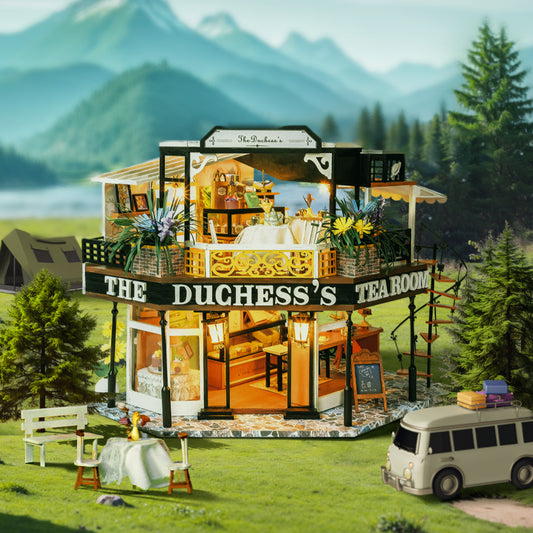 Rocoxia® The Duchess‘s Tea Room DIY Miniature Kit ROCOXIA