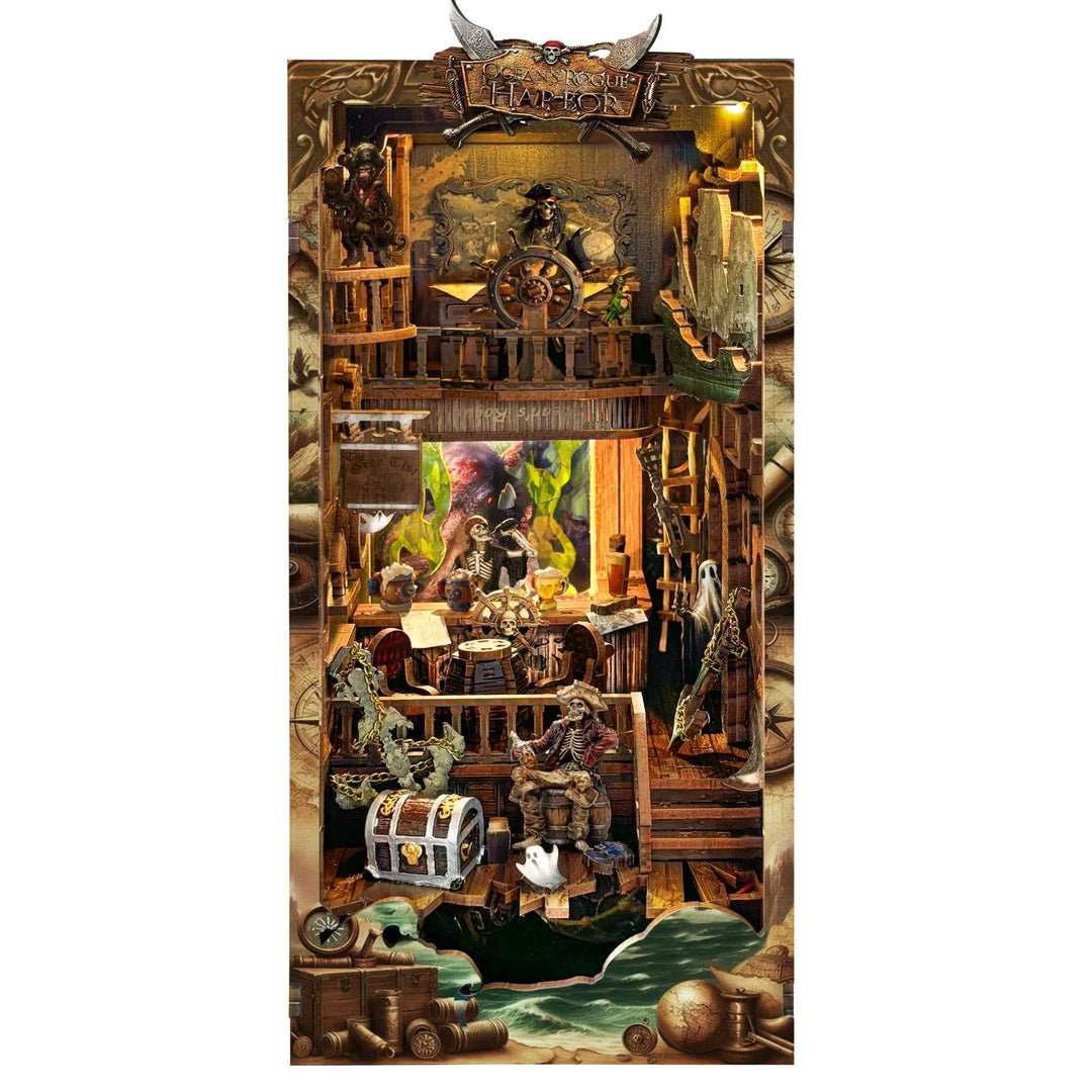 Rocoxia® New World Ghost Ship DIY Book Nook Kit ROCOXIA