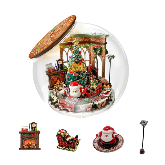 Rocoxia® Christmas Prologue DIY Miniature Dollhouse Kit ROCOXIA