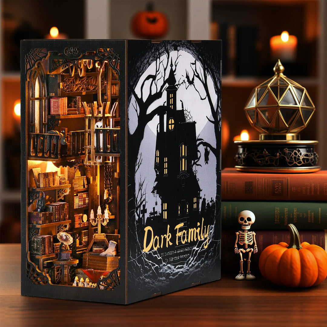 Rocoxia® The Dark Family DIY Book Nook Kit ROCOXIA