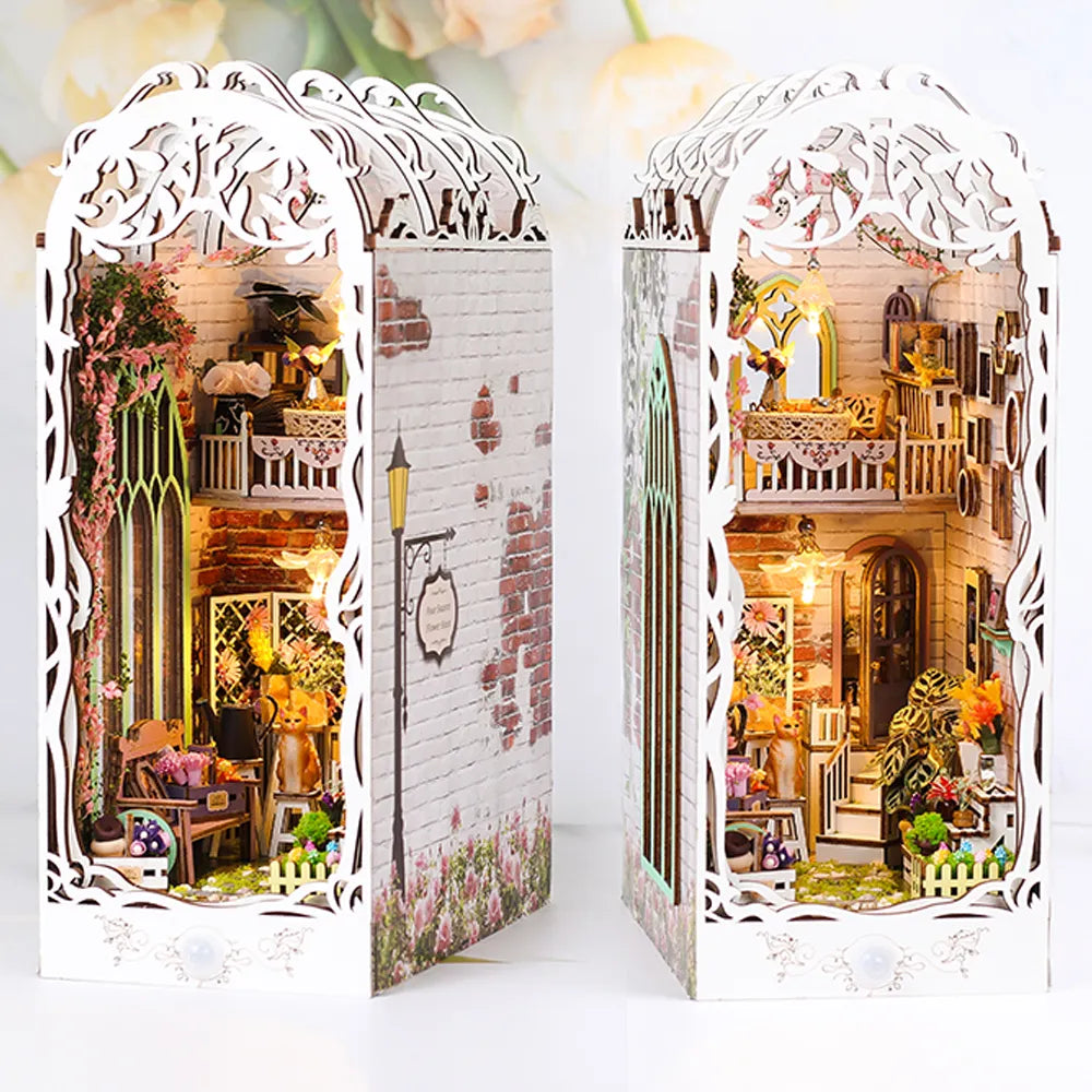 Rocoxia® Flower House DIY Book Nook Kit ROCOXIA