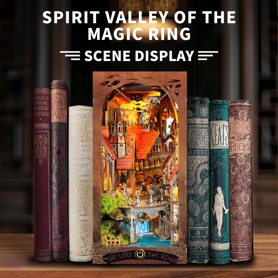 Rocoxia® Spirit Valley of the Magic Ring DIY Book Nook Kit ROCOXIA