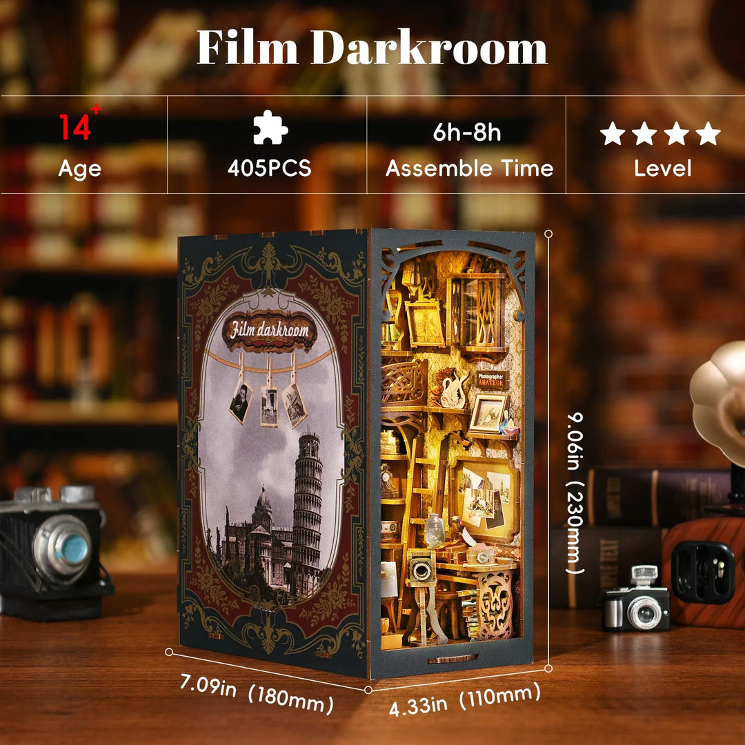 Rocoxia® Film Darkroom DIY Book Nook Kit ROCOXIA