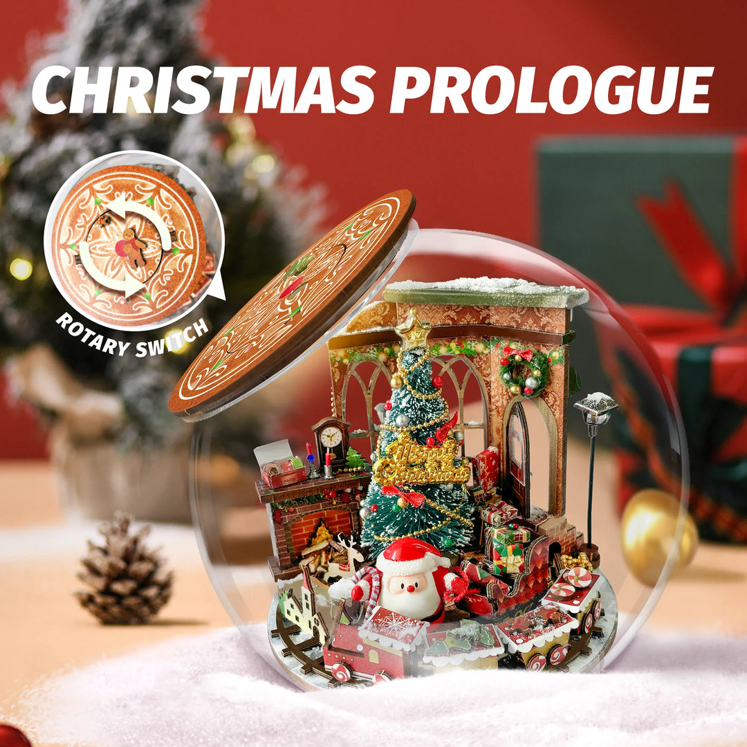 Rocoxia® Christmas Prologue DIY Miniature Dollhouse Kit ROCOXIA