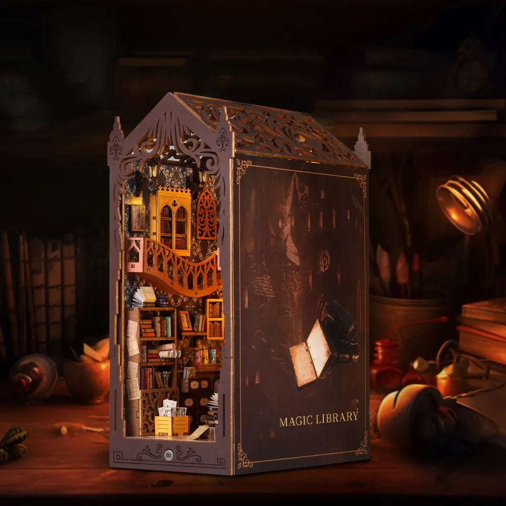 Rocoxia® New Magic Library DIY Book Nook Kit ROCOXIA