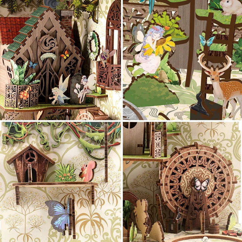 Rocoxia® Secret World of the Forest DIY Book Nook Kit ROCOXIA