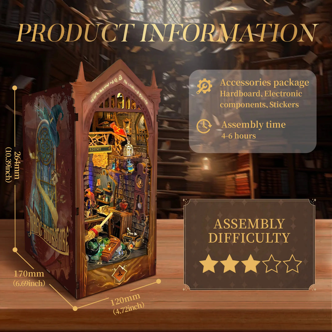 Rocoxia® Magic Academy DIY Book Nook Kit ROCOXIA