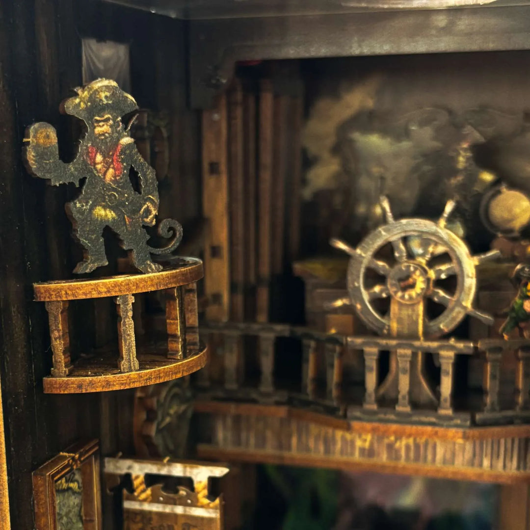 Rocoxia® New World Ghost Ship DIY Book Nook Kit ROCOXIA