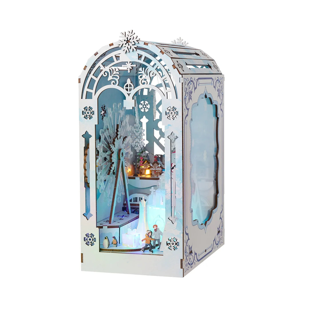 Rocoxia®  Frozen Realms: The Enchanted Ice World DIY Book Nook Kit ROCOXIA