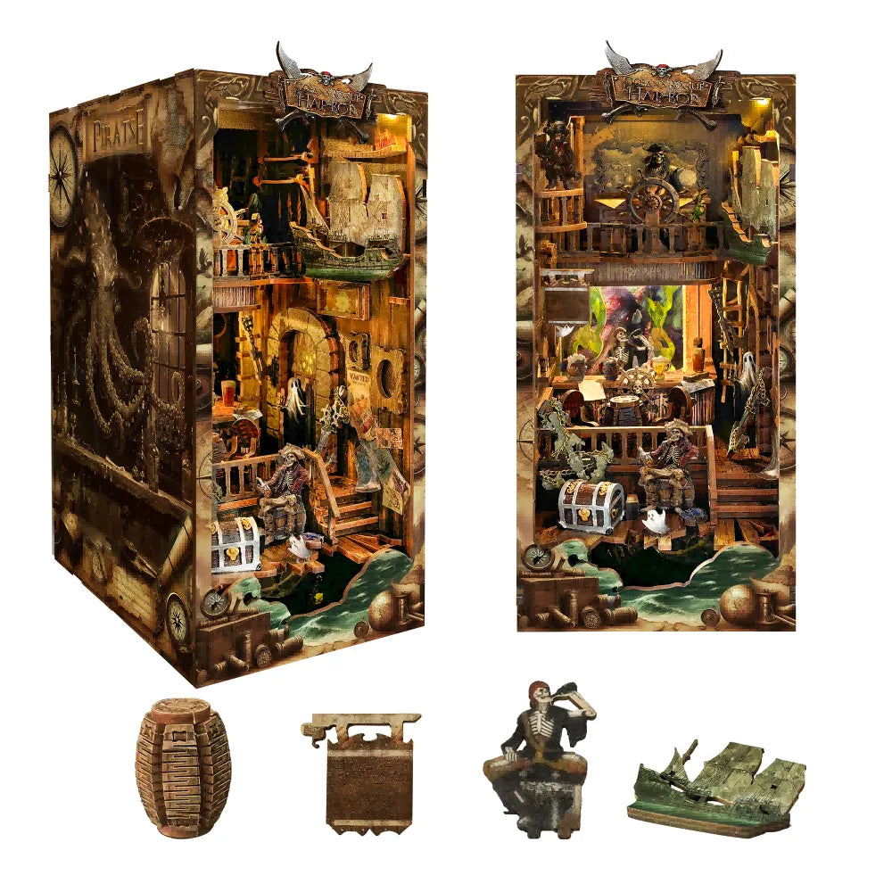 Rocoxia® New World Ghost Ship DIY Book Nook Kit ROCOXIA