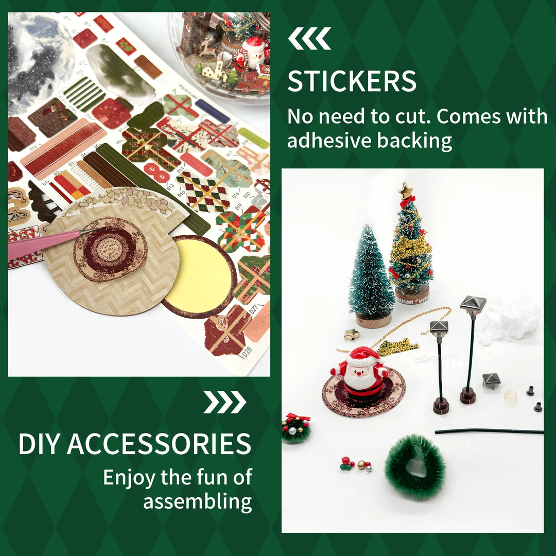 Rocoxia® Christmas Prologue DIY Miniature Dollhouse Kit ROCOXIA