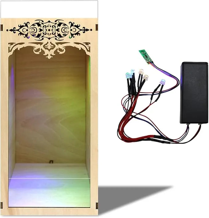 Rocoxia® Blank Diorama Kit with LED Light and Dust Cover ROCOXIA