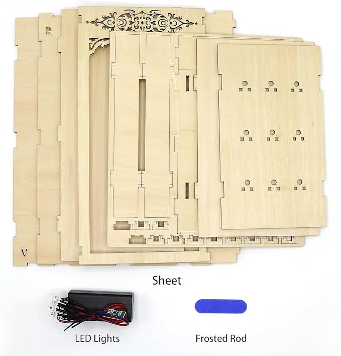 Rocoxia® Blank Diorama Kit with LED Light and Dust Cover ROCOXIA