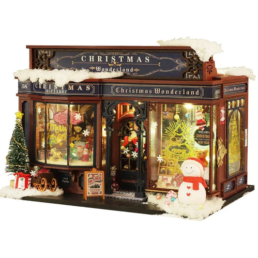 Rocoxia® Christmas Wonderland DIY Miniature Dollhouse Kit ROCOXIA