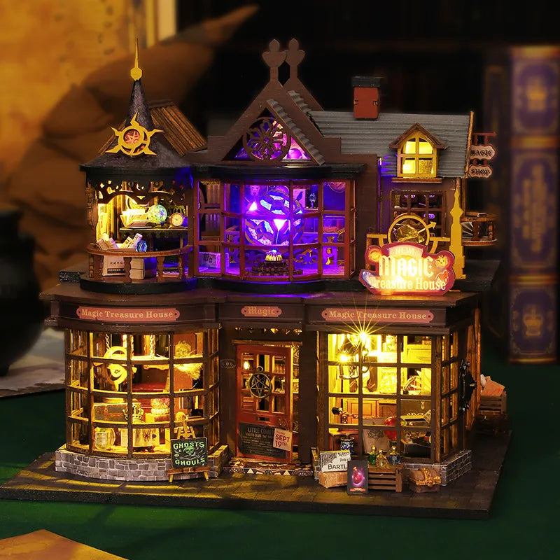 Rocoxia® Magic Treasure House DIY Miniature Dollhouse Kit ROCOXIA