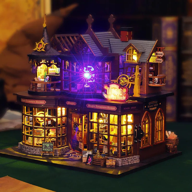 Rocoxia® Magic Treasure House DIY Miniature Dollhouse Kit ROCOXIA