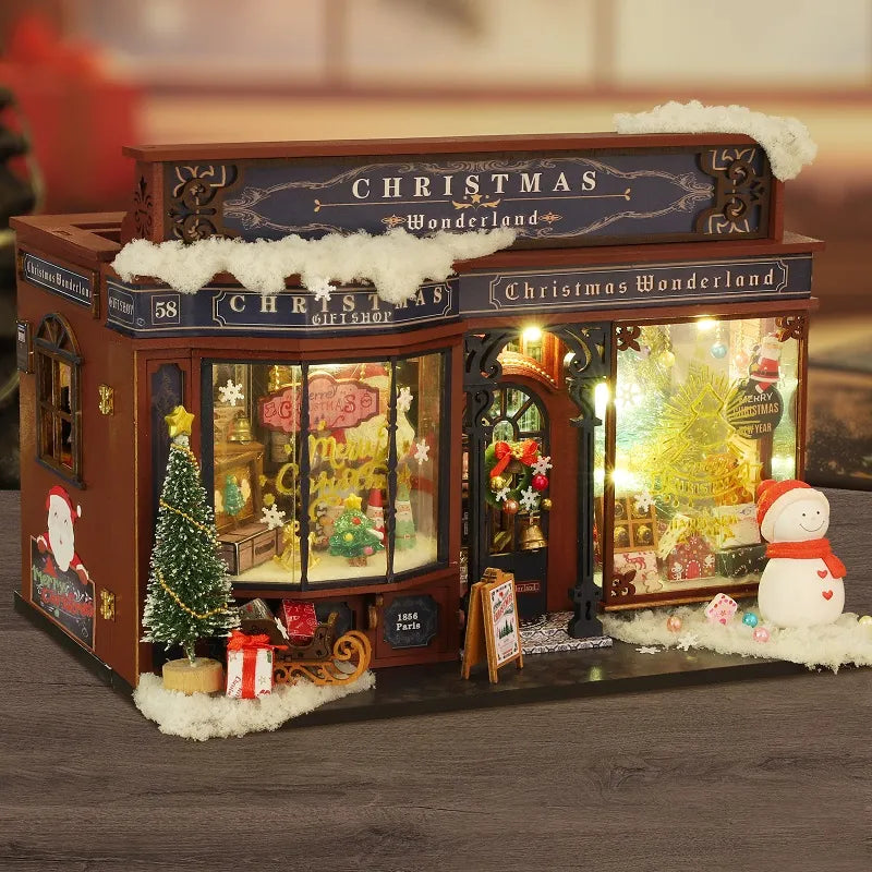 Rocoxia® Christmas Wonderland DIY Miniature Dollhouse Kit ROCOXIA