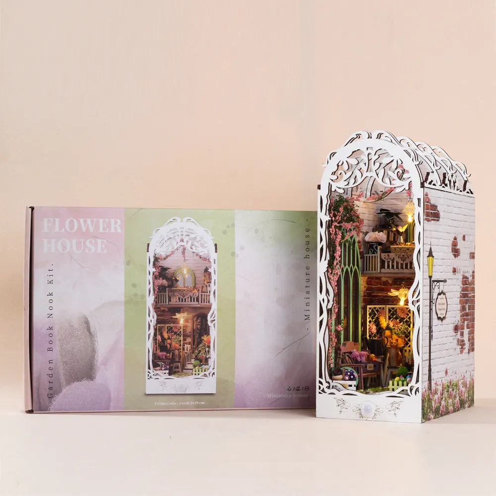 Rocoxia® Flower House DIY Book Nook Kit ROCOXIA