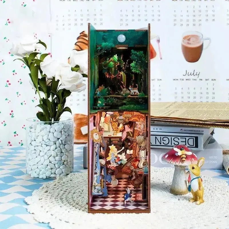 Alice in Wonderland DIY Book Nook Kit | Rocoxia - ROCOXIA