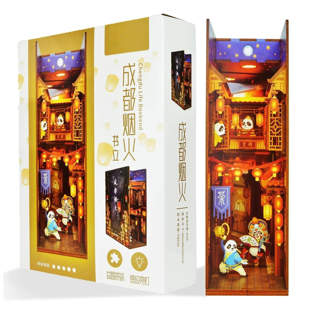 Chengdu Life DIY Book Nook Kit | Rocoxia - ROCOXIA