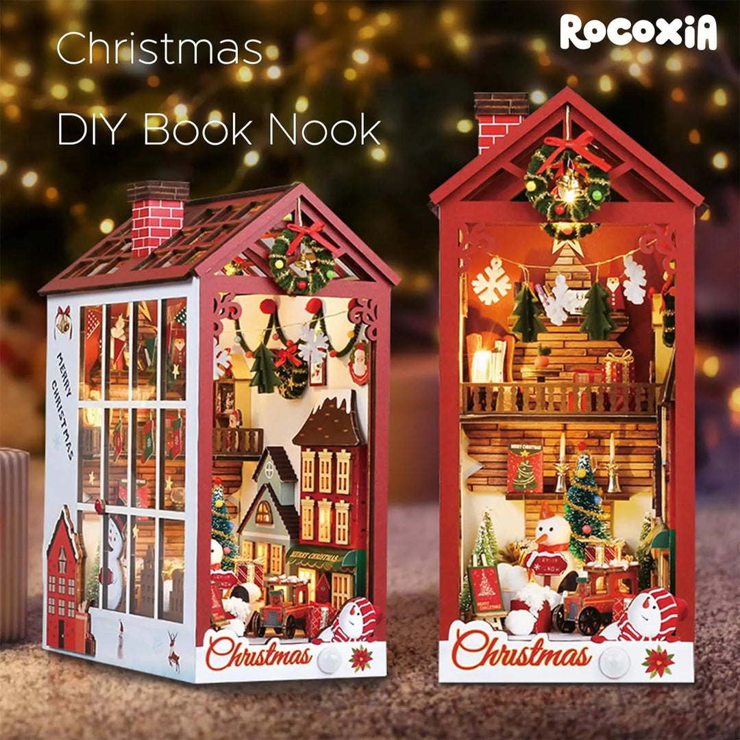 Christmas DIY Book Nook Kit | Rocoxia - ROCOXIA