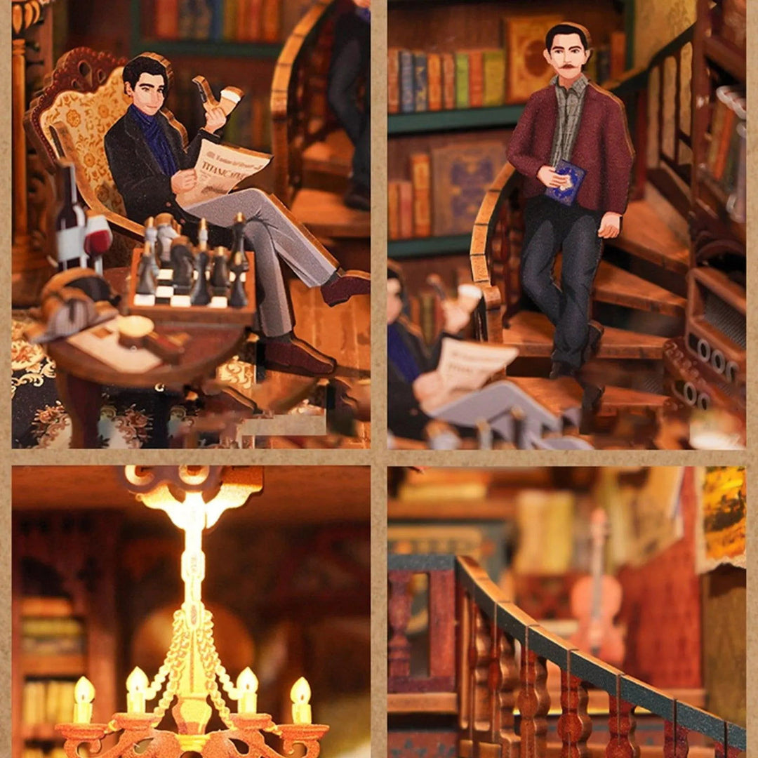 Detective Sherlock Holmes  DIY Book Nook Kit | Rocoxia - ROCOXIA