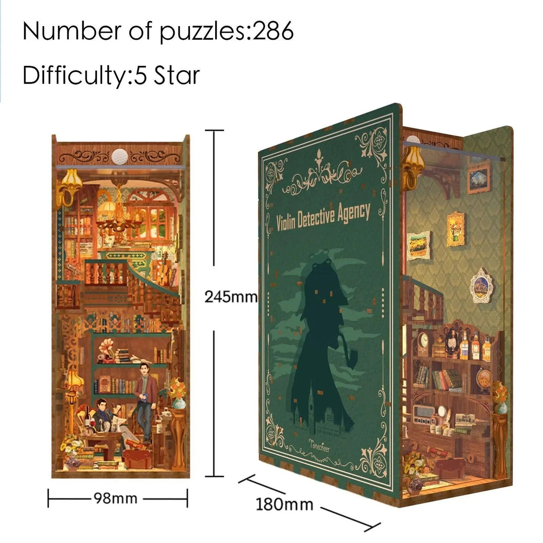 Detective Sherlock Holmes  DIY Book Nook Kit | Rocoxia - ROCOXIA