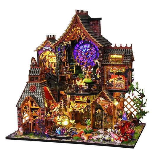 Elf House in the Forest DIY Miniature Dollhouse Kit  | Rocoxia - ROCOXIA