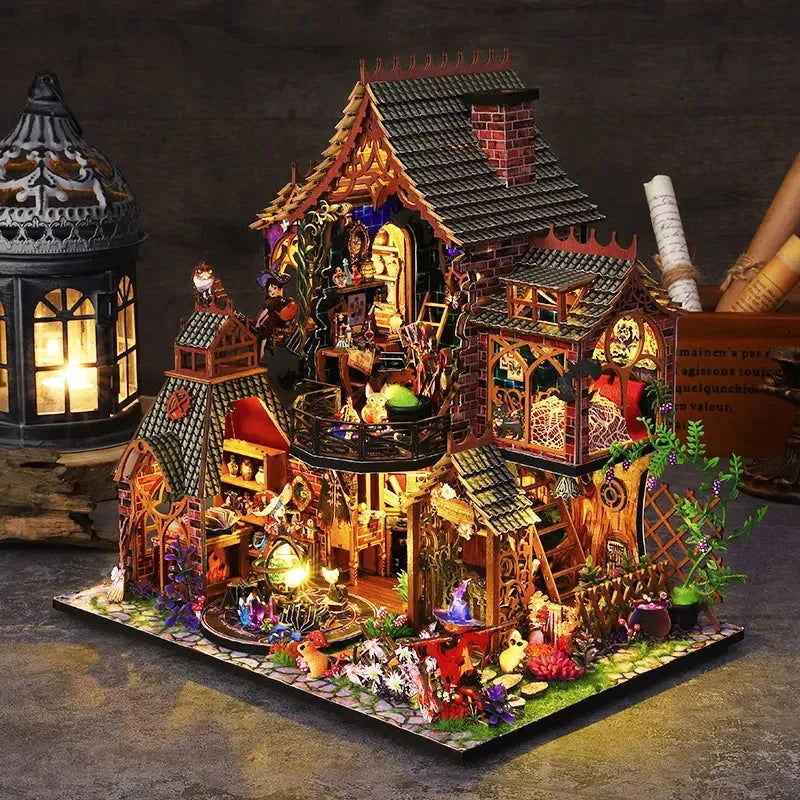 Elf House in the Forest DIY Miniature Dollhouse Kit  | Rocoxia - ROCOXIA