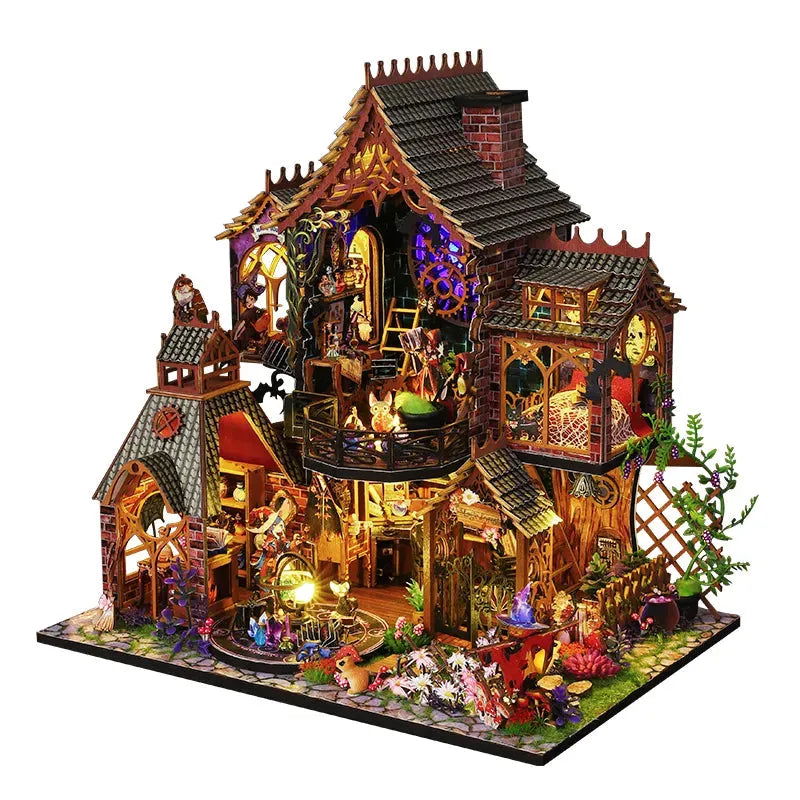 Elf House in the Forest DIY Miniature Dollhouse Kit  | Rocoxia - ROCOXIA