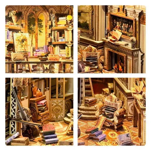 Gorgeous Manor DIY Book Nook Kit  | Rocoxia - ROCOXIA