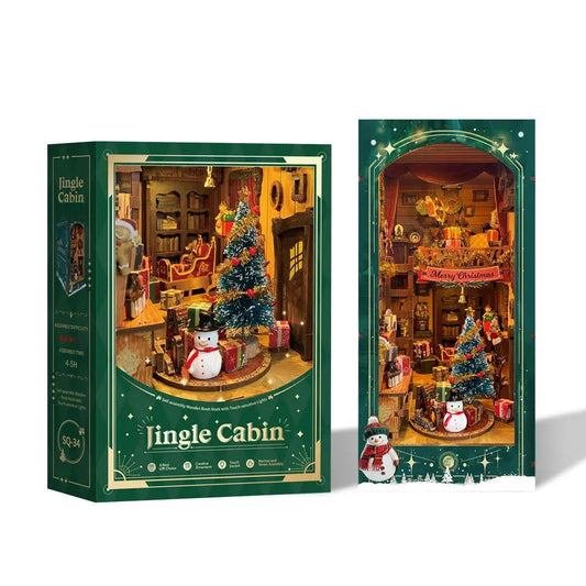 Jingle Cabin DIY Book Nook Kit  | Rocoxia - ROCOXIA