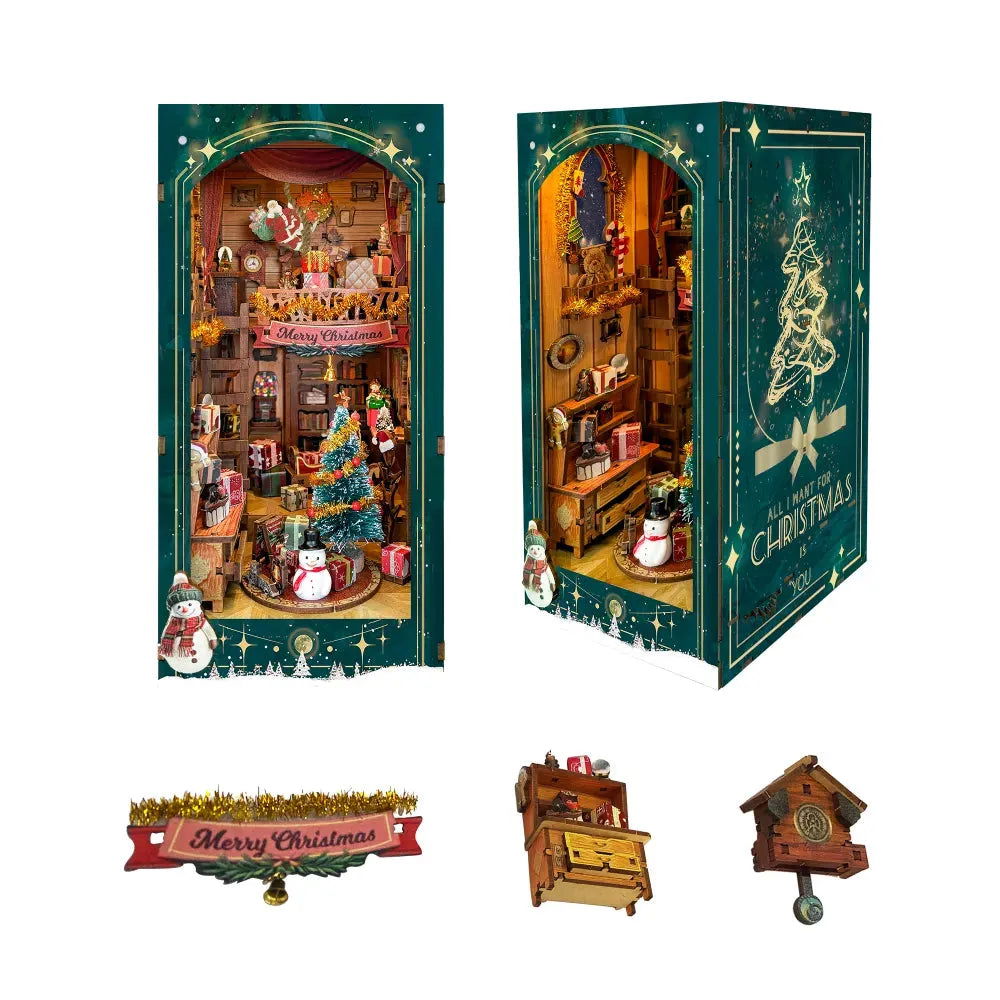 Jingle Cabin DIY Book Nook Kit  | Rocoxia - ROCOXIA