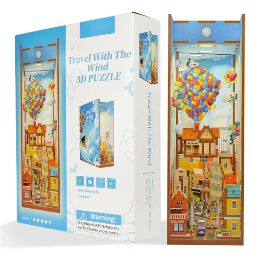 Up! Travel With The Wind DIY Book Nook Kit | Rocoxia - ROCOXIA