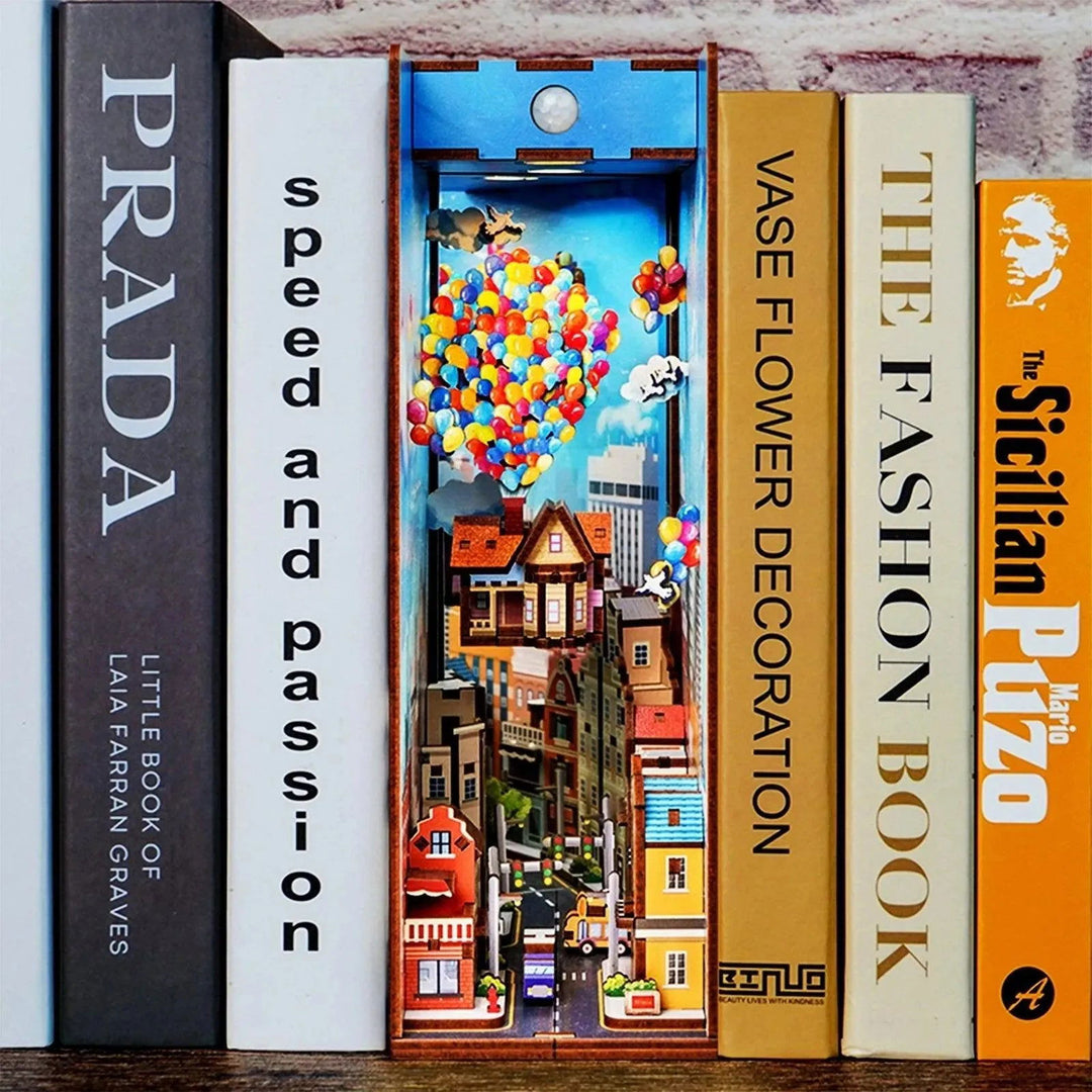 Up! Travel With The Wind DIY Book Nook Kit | Rocoxia - ROCOXIA