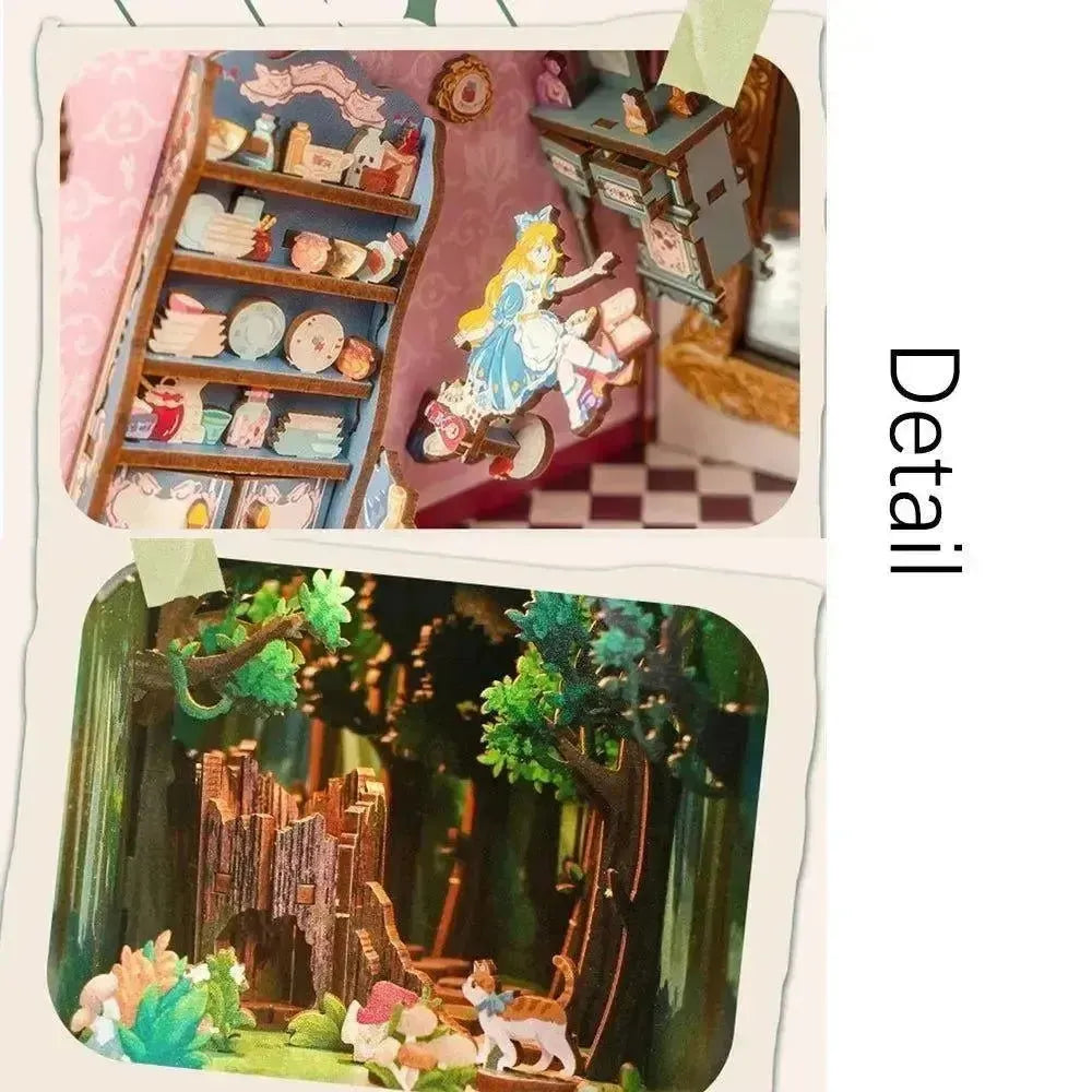 Alice in Wonderland DIY Book Nook Kit | Rocoxia - ROCOXIA