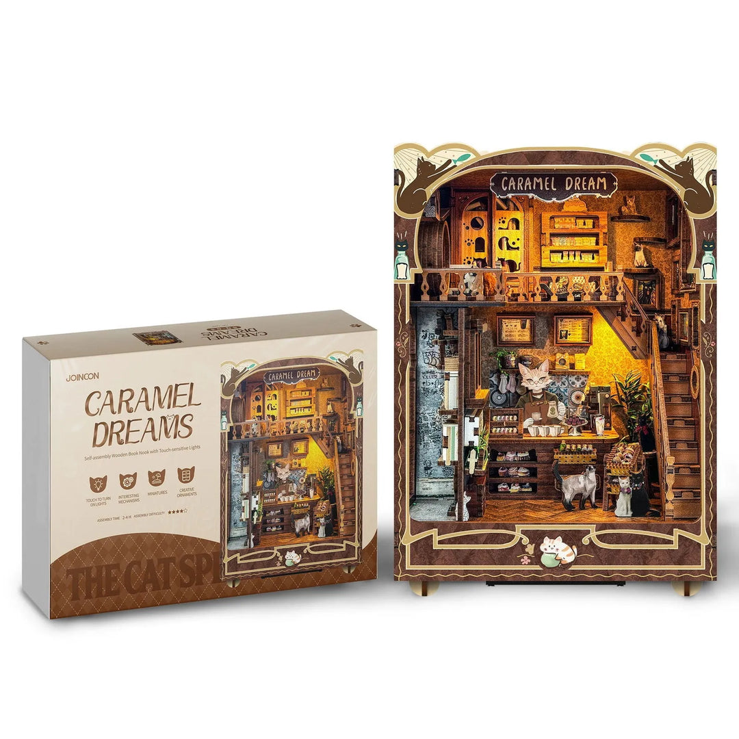 Caramel Dreams DIY Book Nook Kit | Rocoxia - ROCOXIA