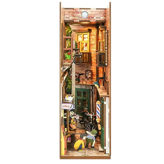 Happy Days in Old Alley DIY Book Nook Kit | Rocoxia - ROCOXIA