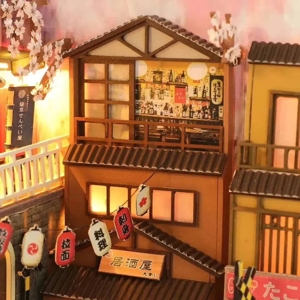 Sakura Holiday DIY Book Nook Kit | Rocoxia - ROCOXIA