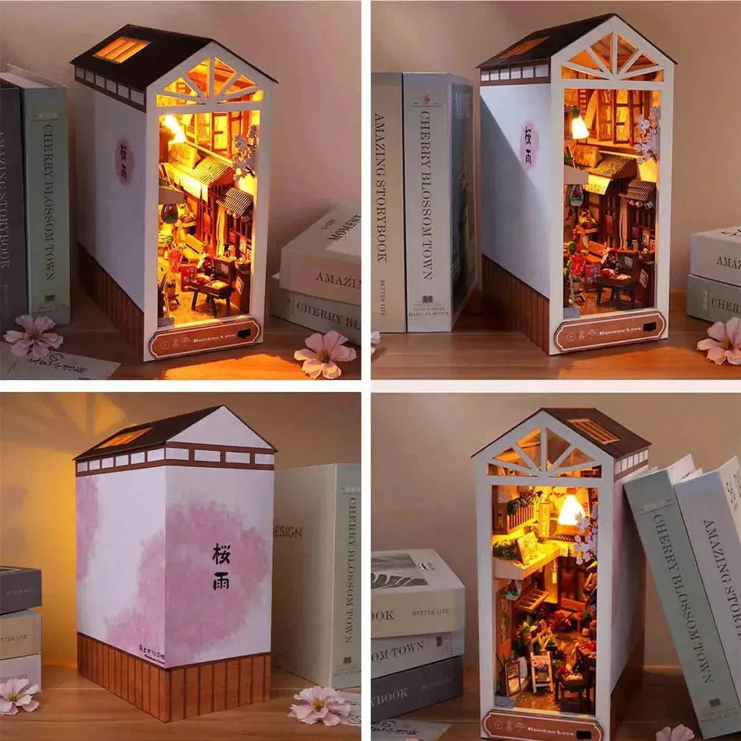 Sakura Town DIY Book Nook Kit | Rocoxia - ROCOXIA