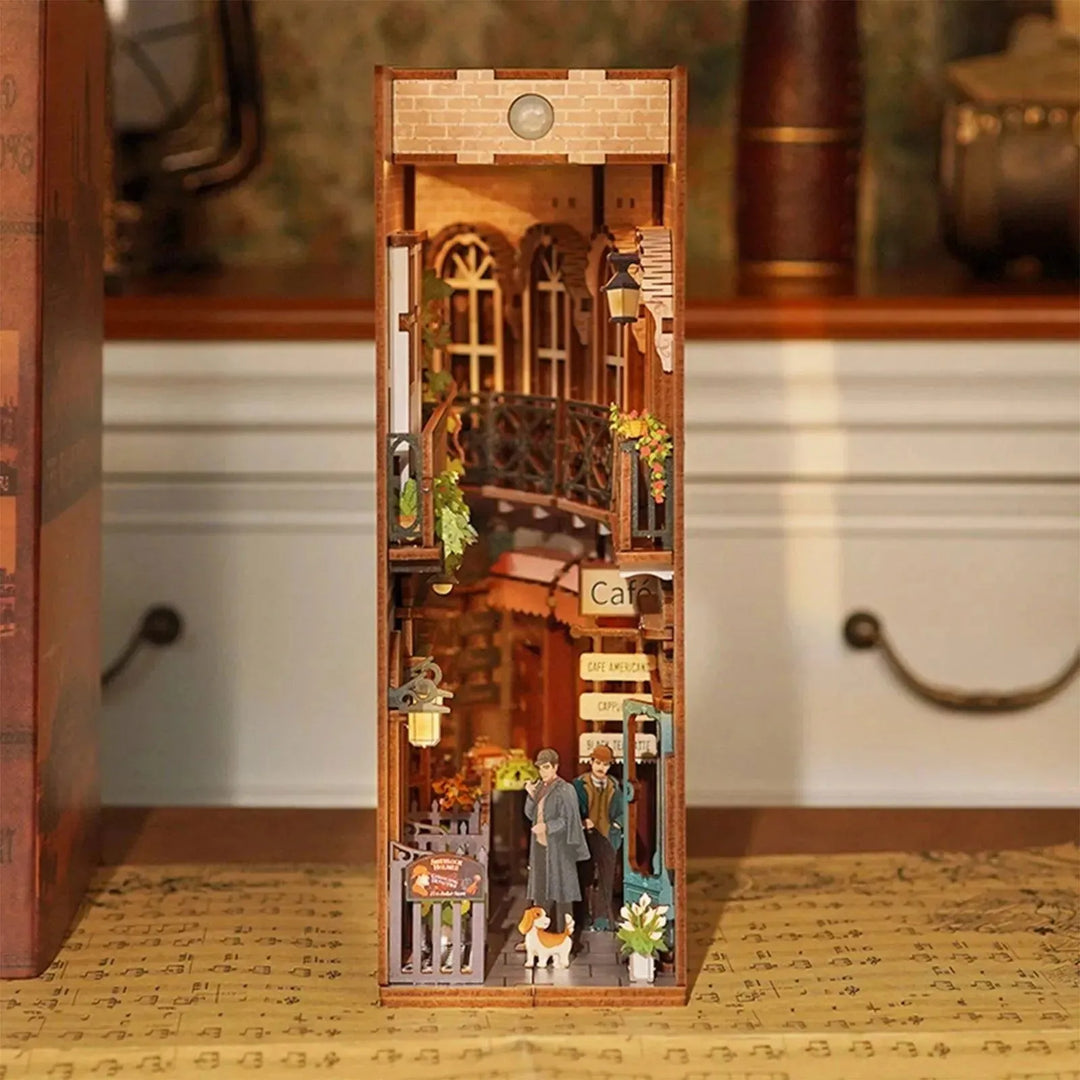 Sherlock Holmes | 221B Baker Street DIY Book Nook Kit | Rocoxia - ROCOXIA