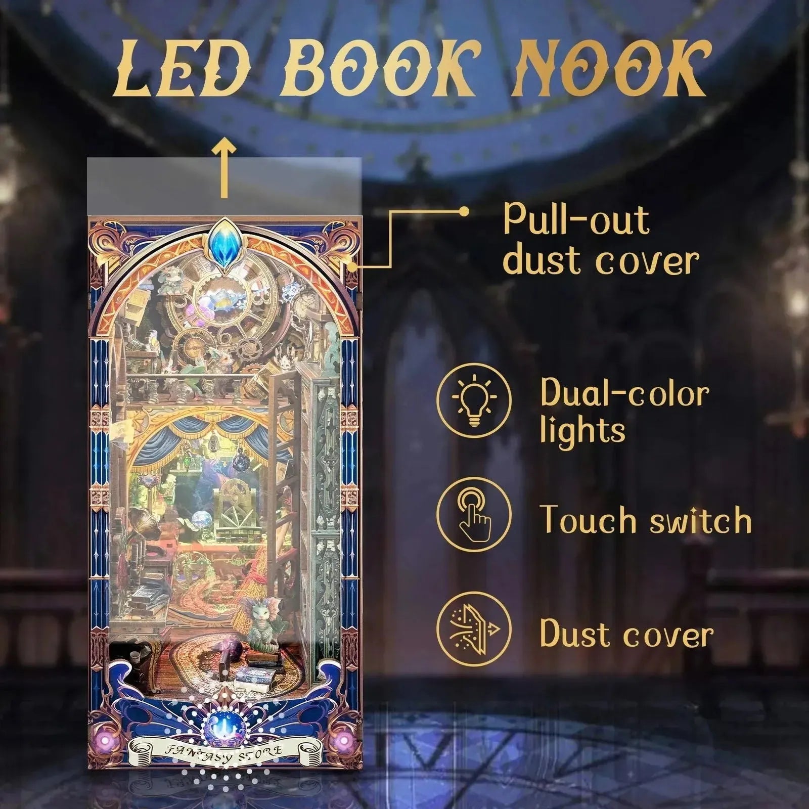 Rocoxia®  Fantasy Store DIY Book Nook Kit - Rocoxia