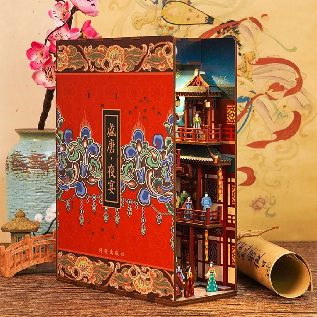 The Banquet of Tang Dynasty DIY Book Nook Kit | Rocoxia - ROCOXIA