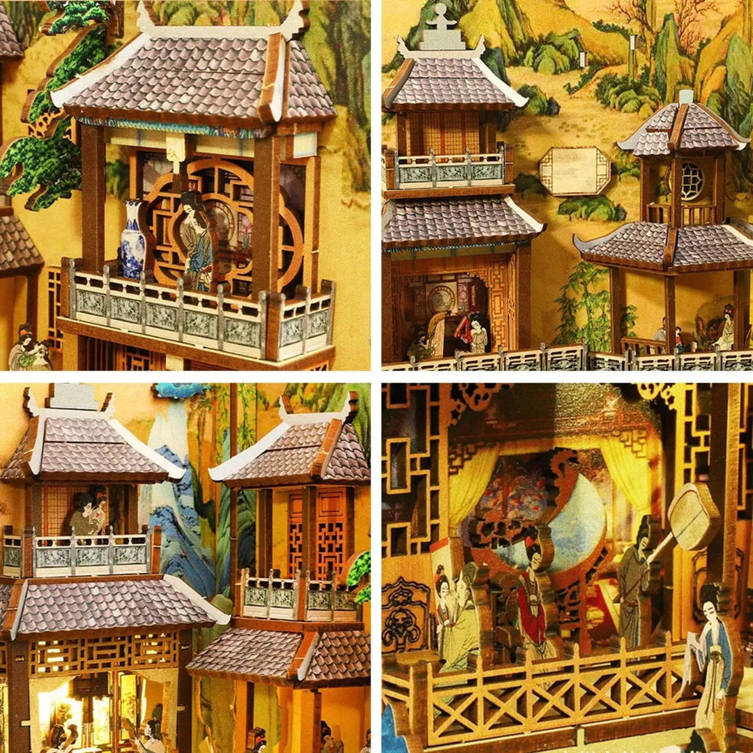 The imperial court in Han China DIY Book Nook Kit | Rocoxia - ROCOXIA