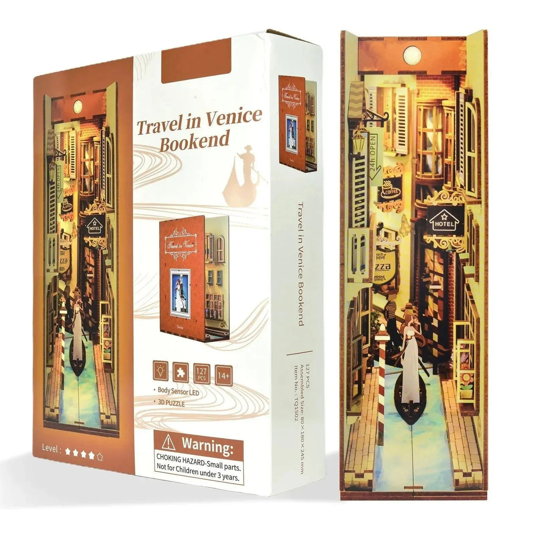 Travel in Venice DIY Book Nook Kit | Rocoxia - ROCOXIA